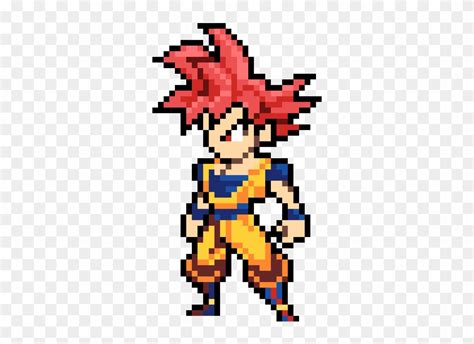 Goku Pixel Art