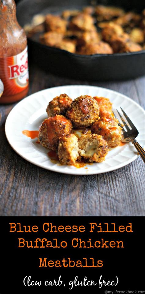 Sweet & sour pineapple meatballs. Blue Cheese Filled Buffalo Chicken Meatballs (low carb ...