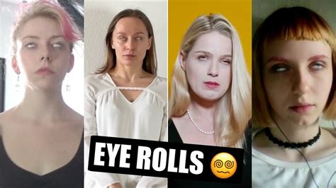 Hypnotized Girls Eye Rolls Compilation Youtube