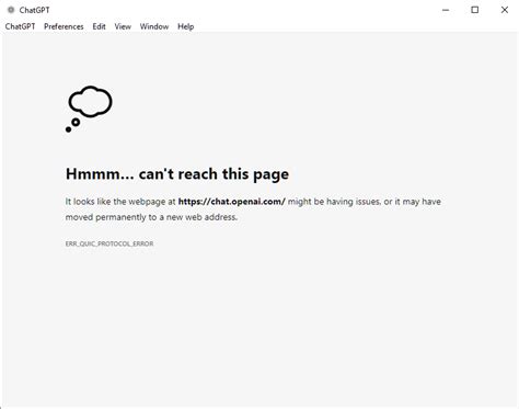 Hmmm Can T Reach This Page Issue Lencx Chatgpt Github