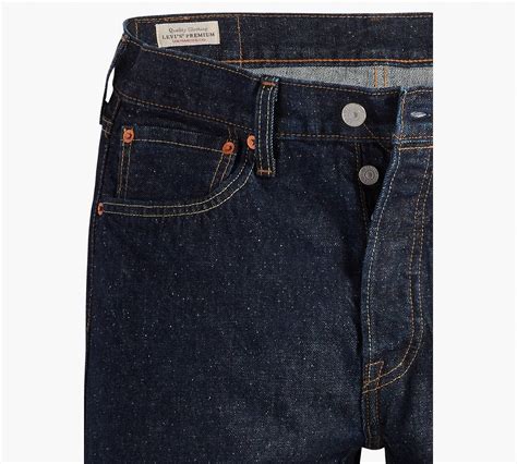501 Original Fit Selvedge Mens Jeans Dark Wash Levis Us