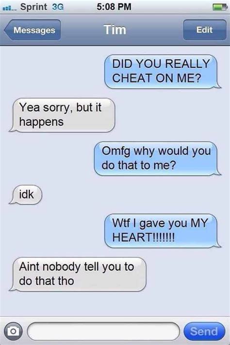 10 Caught Cheating Text Messages That Will Make You Cringe Cheating Text Messages Cheating