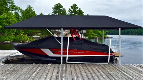 18 oz vinyl coated polyester tarp fabric is ideal for boat dock tarps, commercial truck flatbed trailer tarps, canopy replacement tarps, recreational. Canopies | Sunstream Boat Lifts | Brad Hutchinson