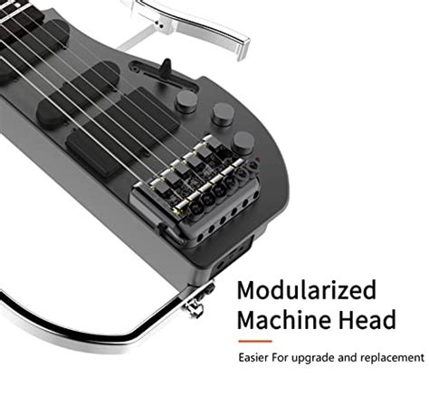 Asmuse Foldable Travel Headless Electric Guitar With Built In Headphone
