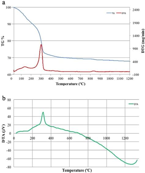 A Tgdtg Curves And B Dta Curve Of Sc Fa S1 Download Scientific