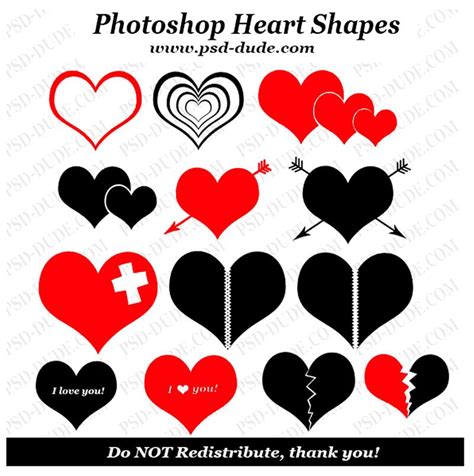 heart photoshop custom shapes photoshop shapes amazing photoshop scrapbook themes