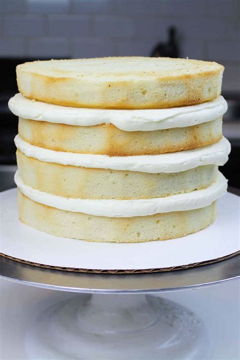 Vanilla Layer Cake Recipe Delicious One Bowl Recipe