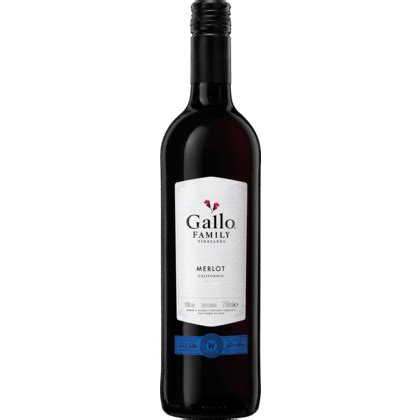 Gallo firma le calze più piccole al mondo. Gallo Merlot fles 75 cl - Rode wijn