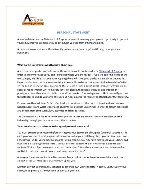 Harvard Chemistry Personal Statement Categoryoxford Personal Statements