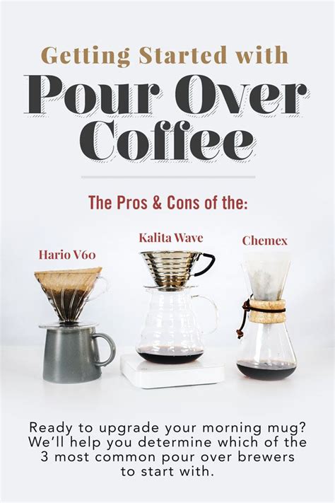 Getting Started With Pour Over Coffee The Pros And Cons Of The Hario V60