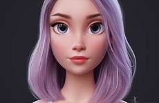 blender hair modeling nazar tutorial 3d models rendering girl artstation character model top front fantasy guru animation zbrush create choose