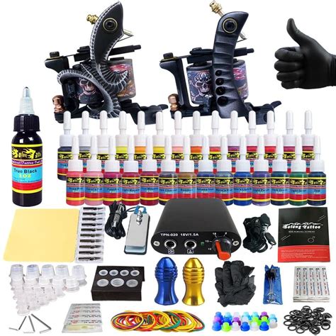 Itatoo complete tattoo kit for beginners tattoo power supply kit 1 black tattoo ink 5 tattoo needles 1 pro tattoo machine guns kit tattoo supplies. Tattoo Kits Offer Best Beginner Tattoo Kits for Sale ...