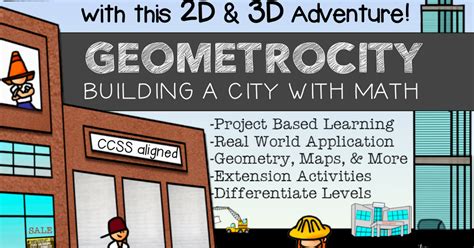 Geometrocity Previewpdf Project Based Learning Math Math Projects