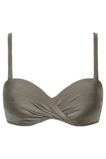 Voorgevormde Bandeau Bikini Top Beachlife Planet Taupe Bandeaubikini