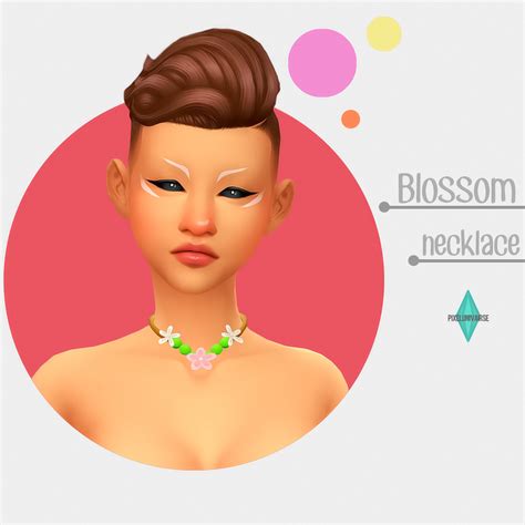Blossom Necklace New Mesh 10swatches Bgc Download Enjoy