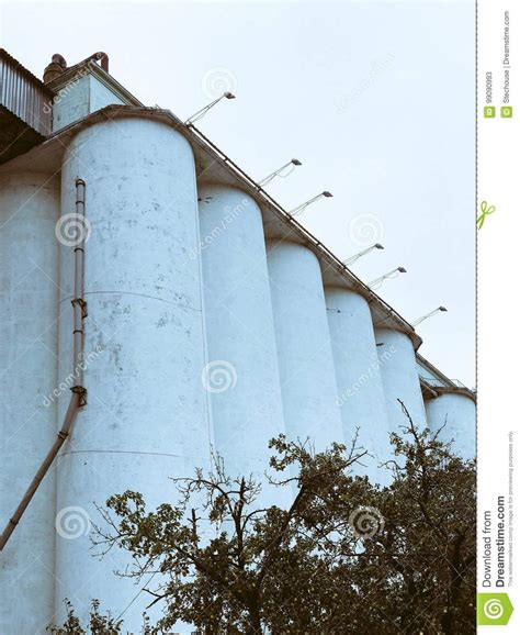 A Factory In The Heart Of An Industrialized City Stock Image Image Of