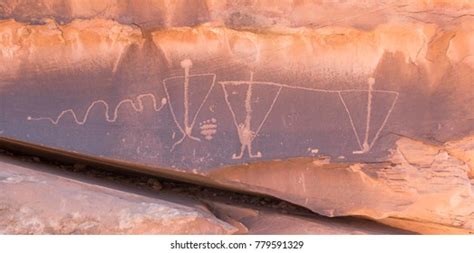 Petroglyphs Near Canyonlands National Park Stock Photo 779591329