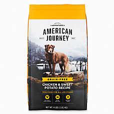 This american journey dog food has both fruits and vegetables in its formula. American Journey Dog Food | PetSmart