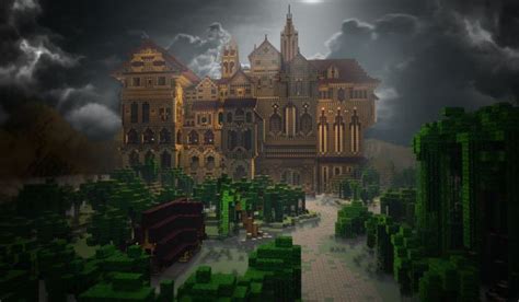 Konec Monumentální Skalk Minecraft Mansion Map Vytrvalost Molester Práh