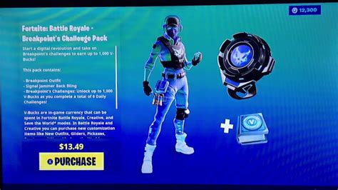 Fortnite Buying The New Breakpoint Skin Bundle Youtube