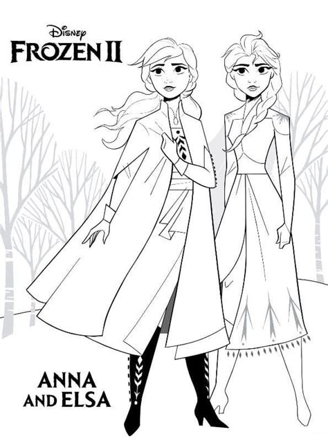 Elsa ist die ältere schwester von anna. Anna Und Elsa 2 Ausmalbilder