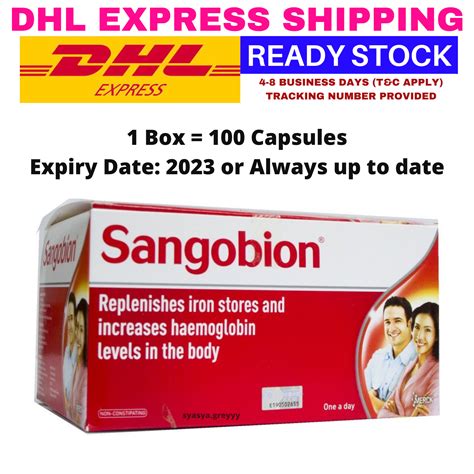 Sangobion Iron Supplement And Help Increase Haemoglobin 100 Capsules
