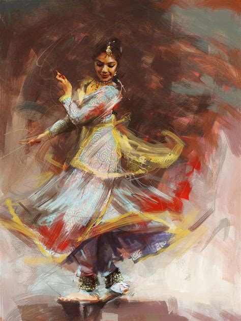 Classical Dance Art 8 Art Print by Maryam Mughal in 2022 | Indian art