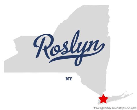 Map Of Roslyn Ny New York