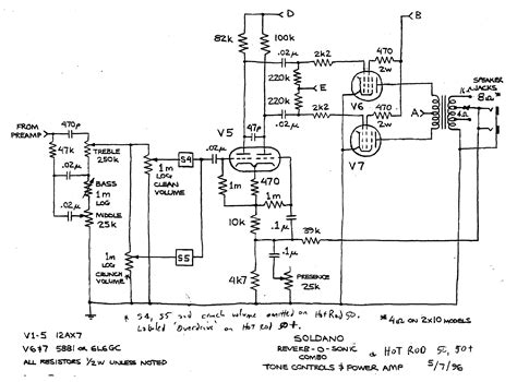 You can have it in 50 or 100 watts and with or without an effects loop. SOLDANO 50-100 HOTROD SCH Service Manual download ...
