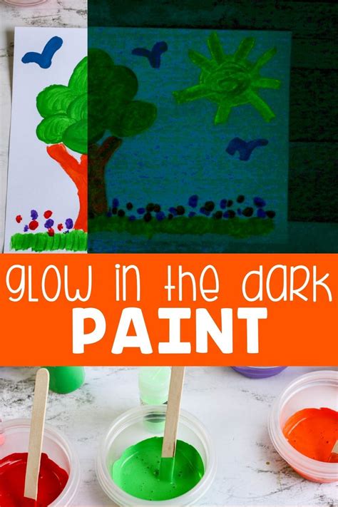 Easy Diy Glow In The Dark Paint For Kids Life Over Cs