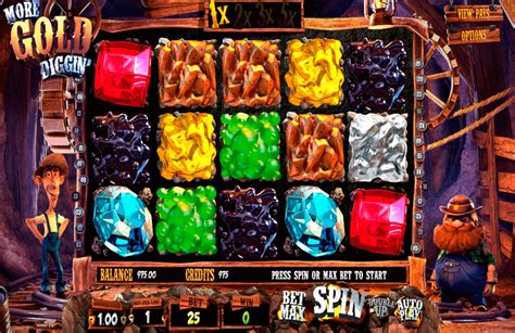 More Gold Diggin' Slot Machine UK Play Free Games Online £500