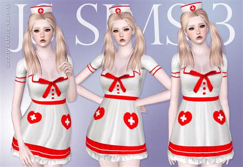 Mod The Sims Wcif Js Sims Nurse Outfit