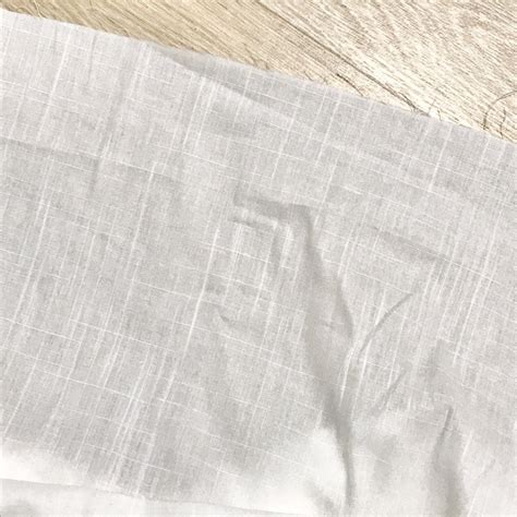 Jual Kain Katun Slub Putih Tekstur Cotton Slub Linen Look Textured White Shopee Indonesia