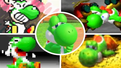 Evolution Of Yoshi Deaths And Game Over Screens 1990 2017 Youtube