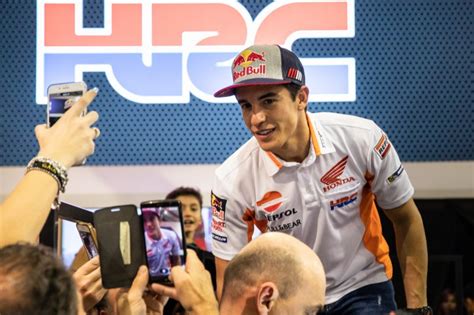 2018 Motogp World Champion Marc Marquez Attends Hrcs 2019 Official