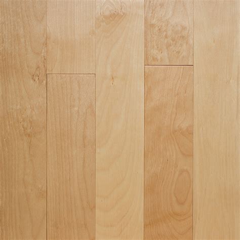 3/4" x 4" Prefinished Clear Yellow Birch Wood Coated Flooring