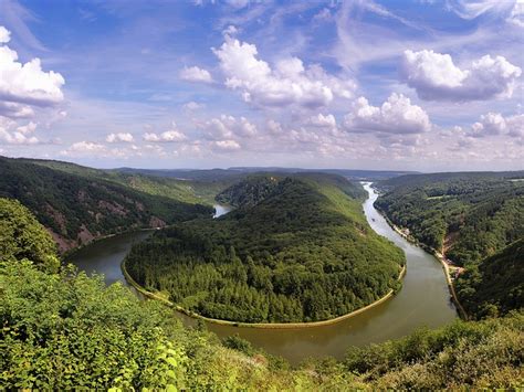 The River Saar Has Dug Itself Deep Into The Bedrock Of Saarland