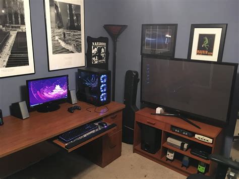 My Bullshitstation Game Room Design Gaming Room Setup Small Office