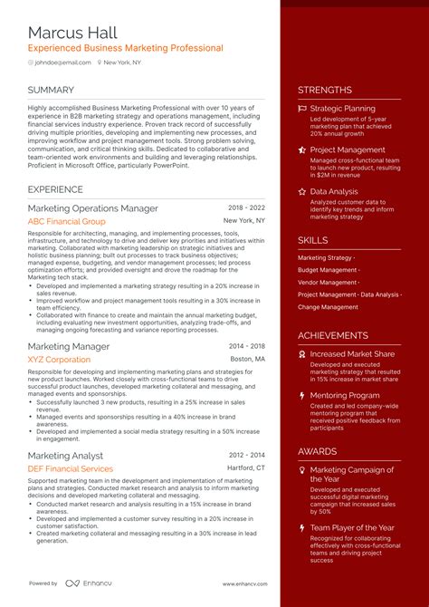 22 Marketing Resume Examples And Guide For 2024