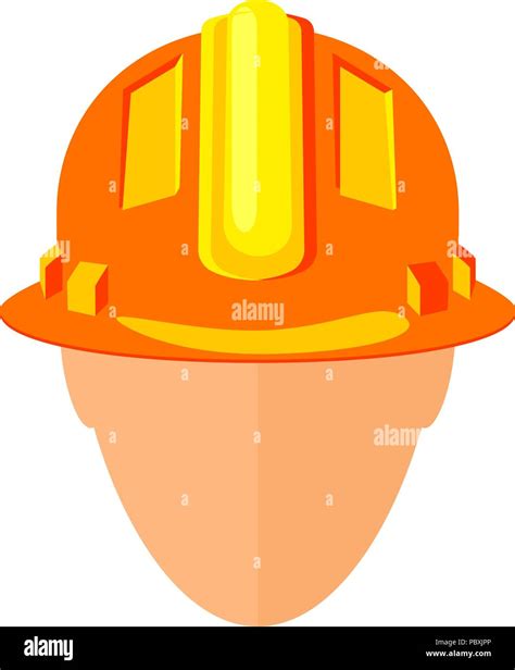Colorful Cartoon Construction Worker Avatar Stock Vector Image And Art
