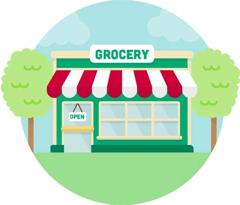 Grocery Store Clipart Png Supermarket Icon Png Free