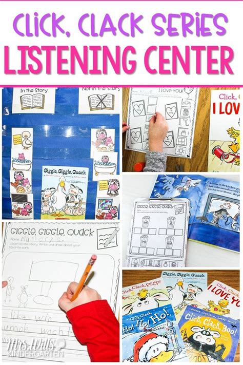 Listening Center Activities Kindergarten Activities Activity Centers