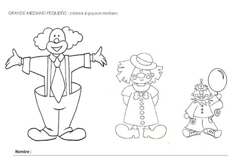 EL RINCÓN DE LOS PEQUES: FICHAS PARA TRABAJAR: GRANDE-MEDIANO Y PEQUEÑO
