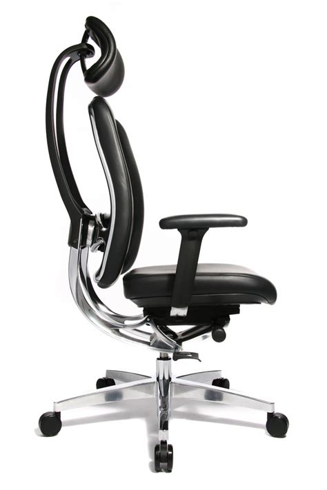 Fauteuil de bureau sur roulettes en simili cuir marron et dossier bois octave l 67 x l 64 x h 113. Fauteuil de direction cuir Haut de gamme Alumedic Ltd S ...