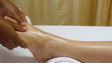 Aromatherapy Foot Massagespa Treatment Stock Footage Video 100 Royalty Free 3060376