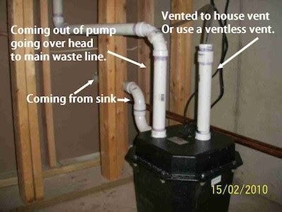 Septic tanks gradually fill with solid waste. How to Install a Sink Pump up in your Basement