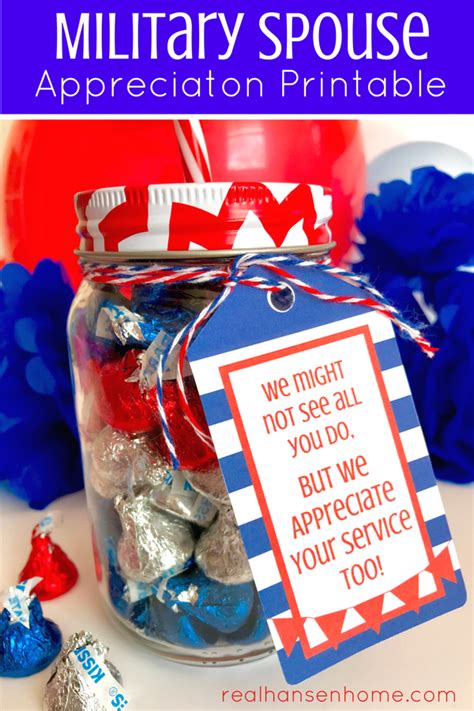 Give your spouse the gift of a properly brewed cup of tea with this yyy speckle puff teapot. Military Spouse Appreciation Printable | Veterans day ...