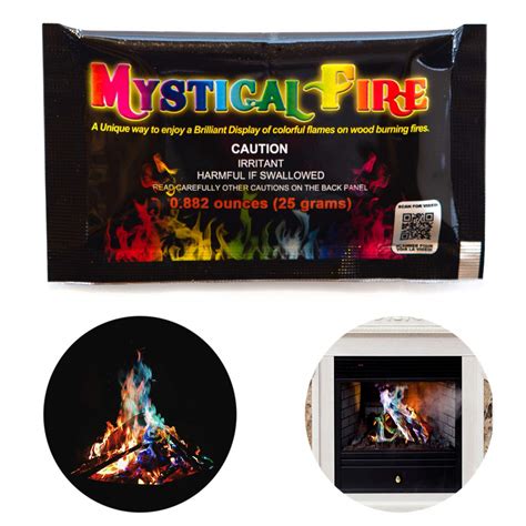 Fire Pits And Bowls Mystical Fire Flame Colorant 10 Count Outdoor Heaters