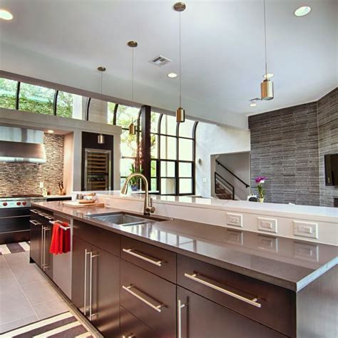 Natural Light Sets The Mood In This Contemporary Kitchen Remodel With