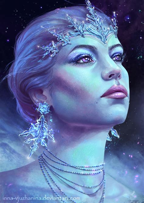 Ice Queen Portrait By Inna Vjuzhanina On Deviantart In 2020 Ice